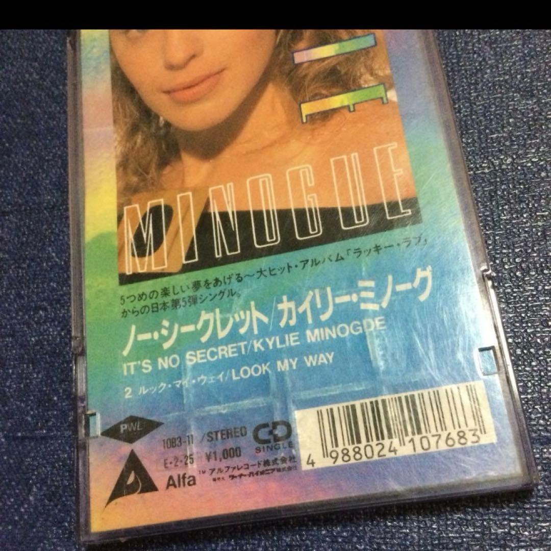 カイリーミノーグ　KYLIE MINOGUE .ノーシークレット　8cmシングル