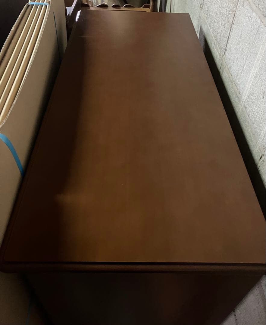 木製 飾り棚 キャビネット 102cm幅