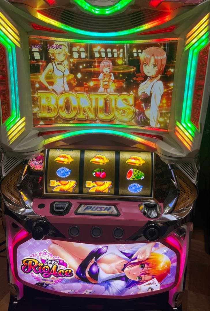 パチスロ実機　ＳパチスロスーパーリオエースＣＣ 　不要機付き