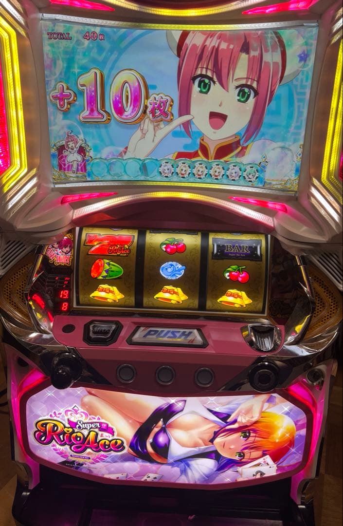 パチスロ実機　ＳパチスロスーパーリオエースＣＣ 　不要機付き