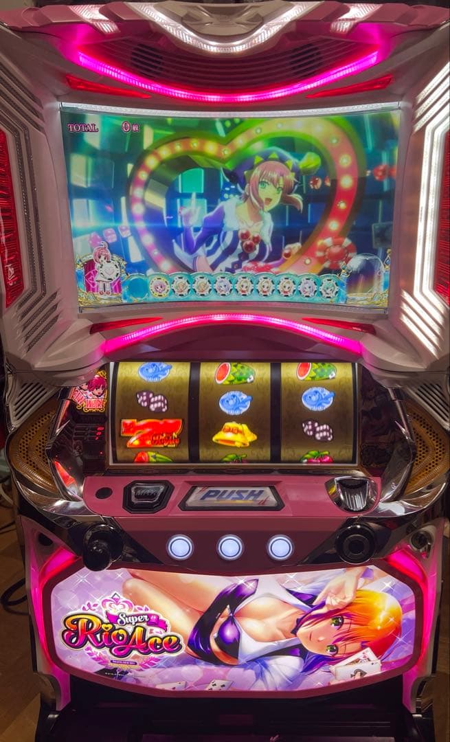 パチスロ実機　ＳパチスロスーパーリオエースＣＣ 　不要機付き