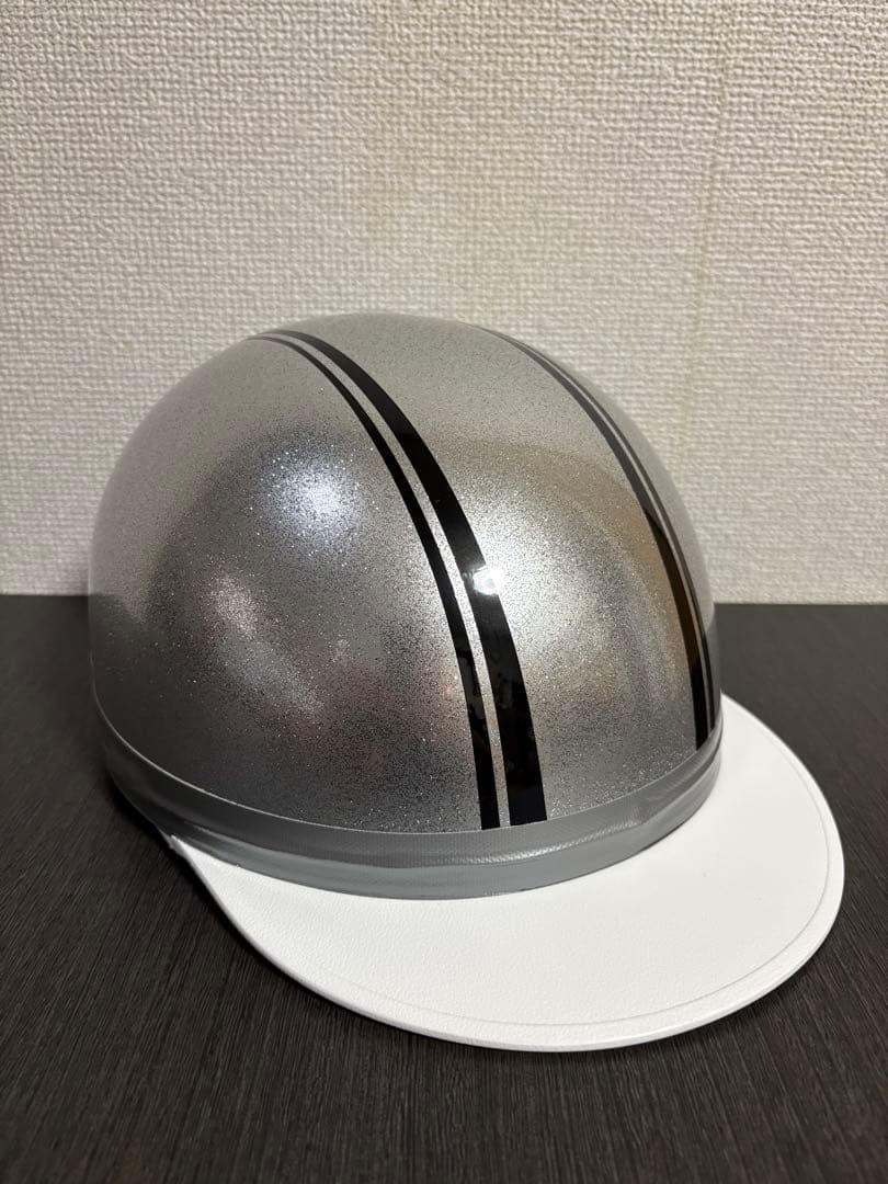 コルク半　ヘルメット　シルバーラメ/ブラックラメ/ホワイトラメ　レディ　Rady