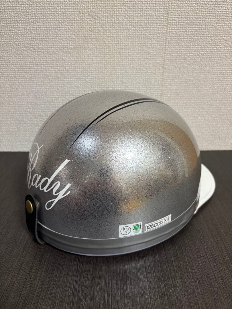 コルク半　ヘルメット　シルバーラメ/ブラックラメ/ホワイトラメ　レディ　Rady