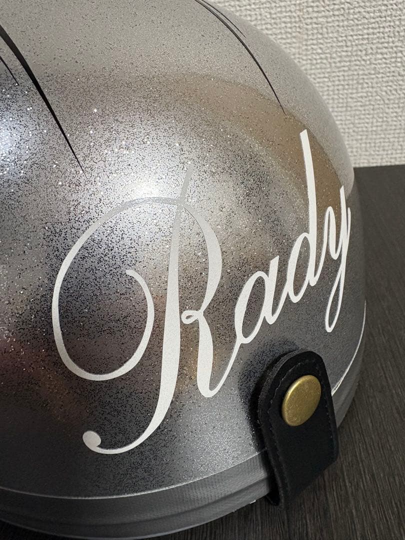 コルク半　ヘルメット　シルバーラメ/ブラックラメ/ホワイトラメ　レディ　Rady