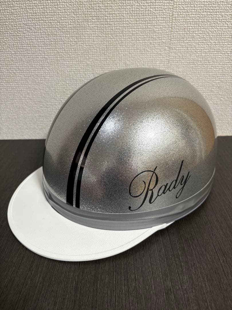 コルク半　ヘルメット　シルバーラメ/ブラックラメ/ホワイトラメ　レディ　Rady