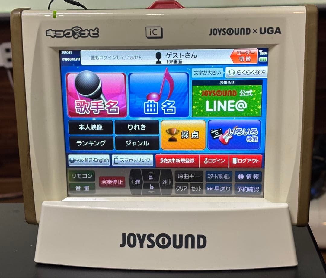 動作品！JOYSOUND F1 本体+キョクナビJR-300