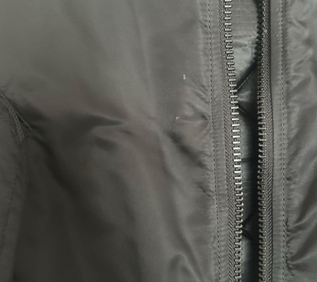 アルファ ALPHA MA-1 ブラック 黒 アメリカ製 S フライトジャケット