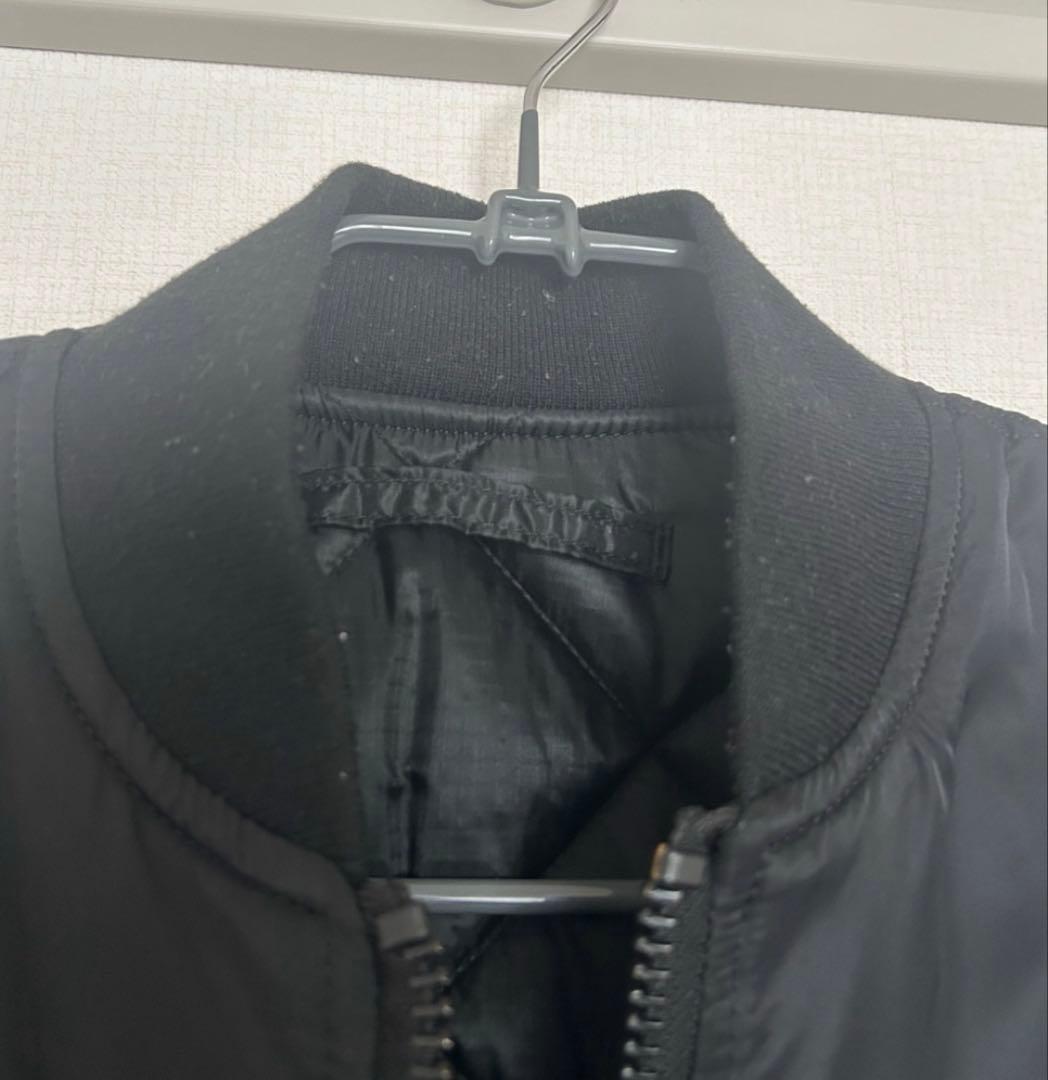 アルファ ALPHA MA-1 ブラック 黒 アメリカ製 S フライトジャケット