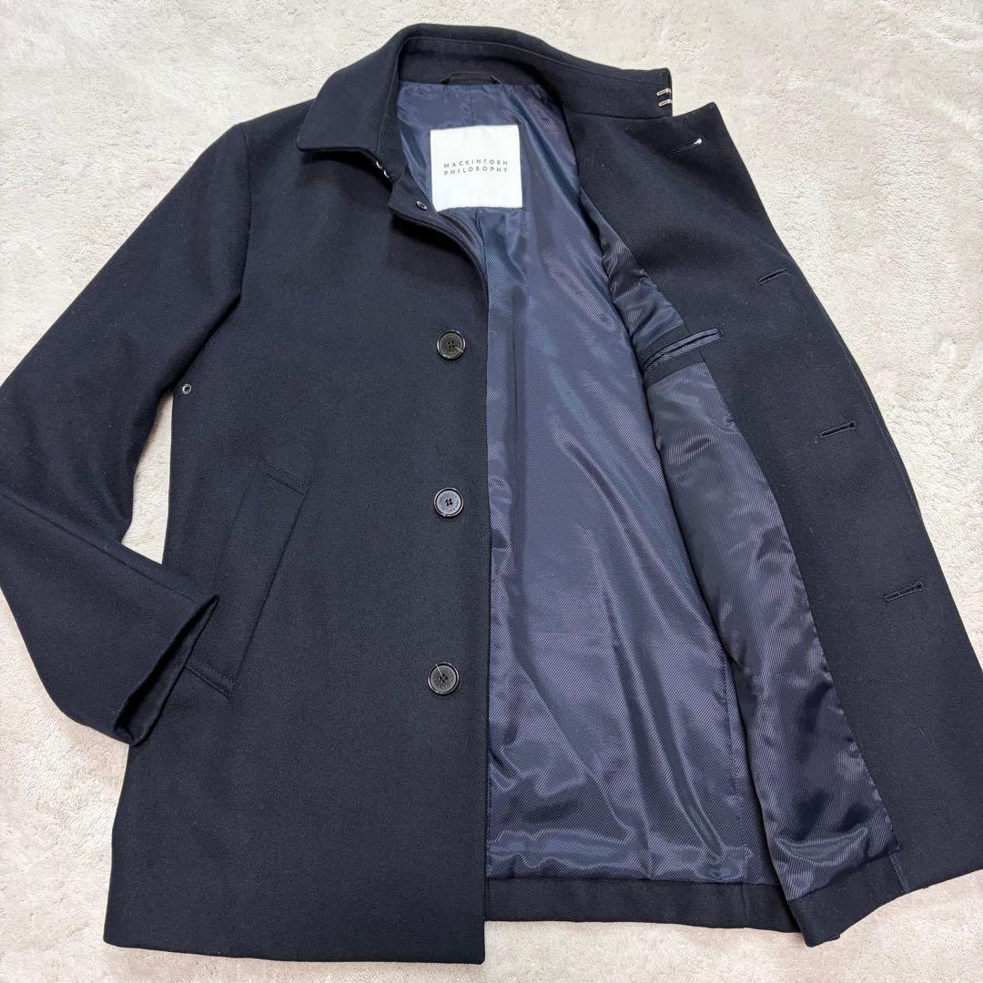 【極美品】マッキントッシュフィロソフィー ピーコート マリンジャケット ネイビー