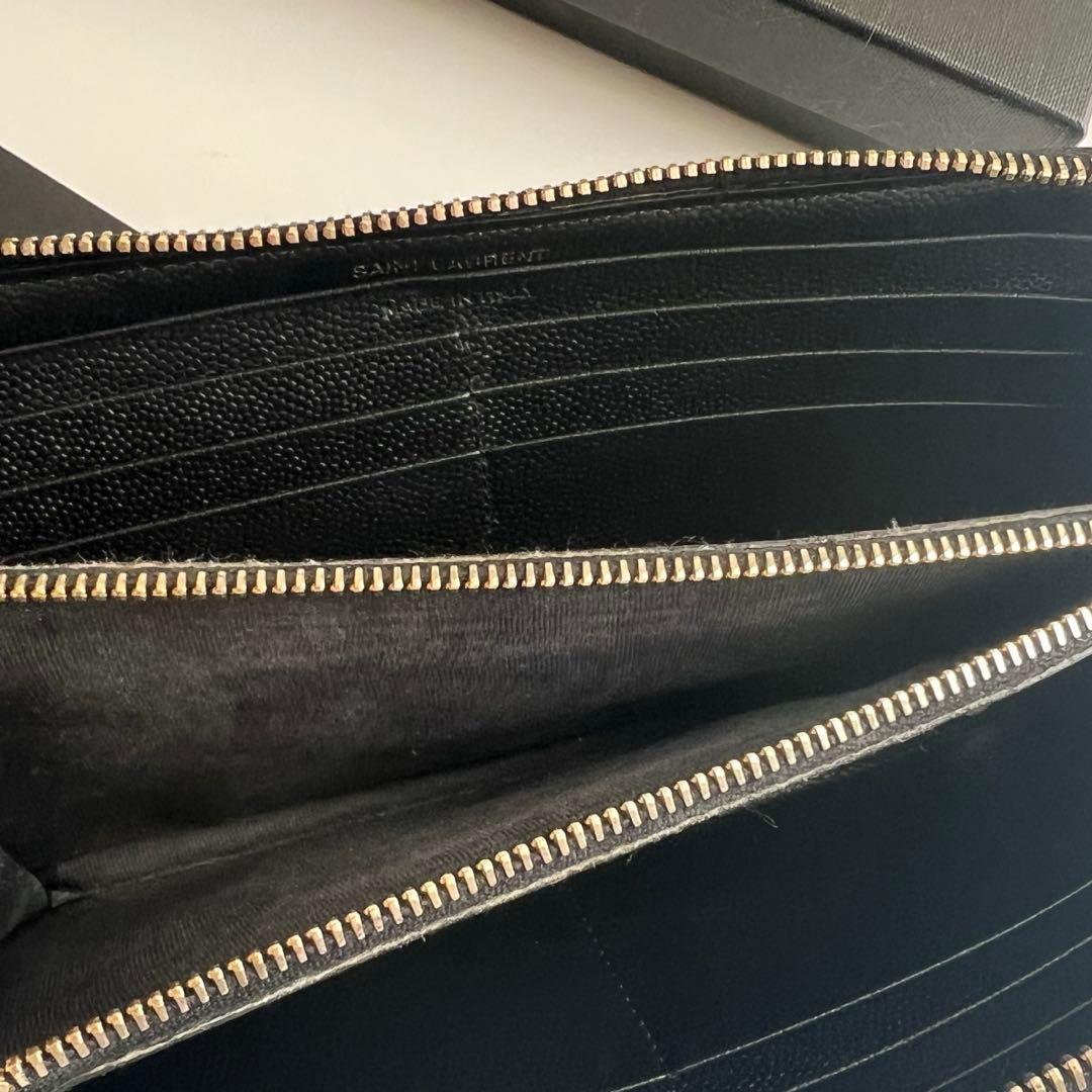 93 美品 SAINTLAURENT イヴサンローラン 長財布