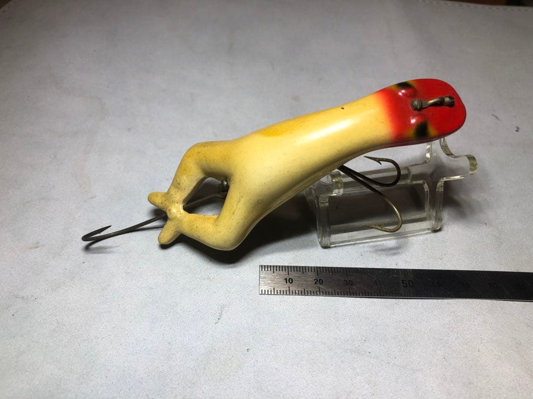 オールド ヘドン ルーニー フロッグ 5/8 レッドヘッド　珍品