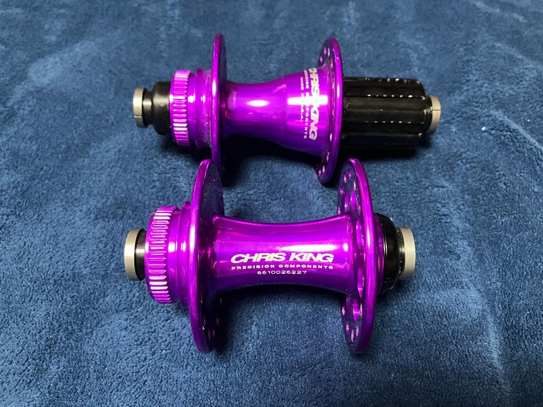 Chris king クリスキング 前後ハブ violet