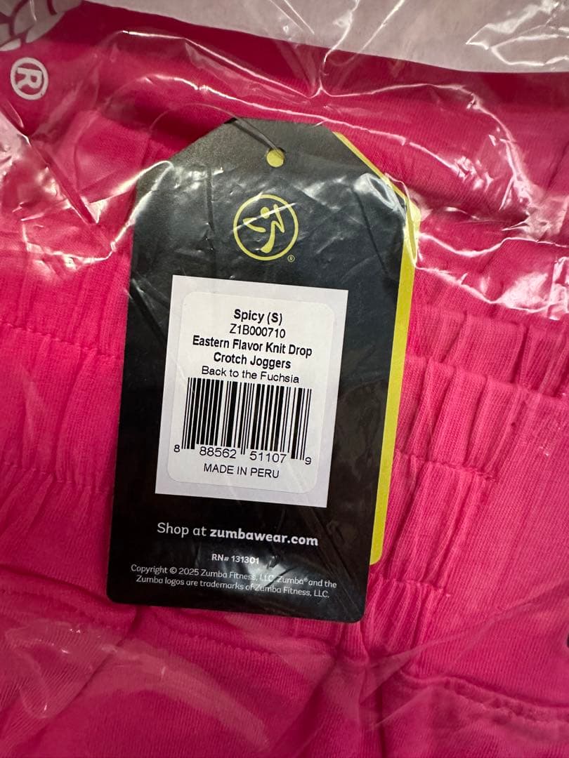 新品　正規品　ズンバ　 S パンツ