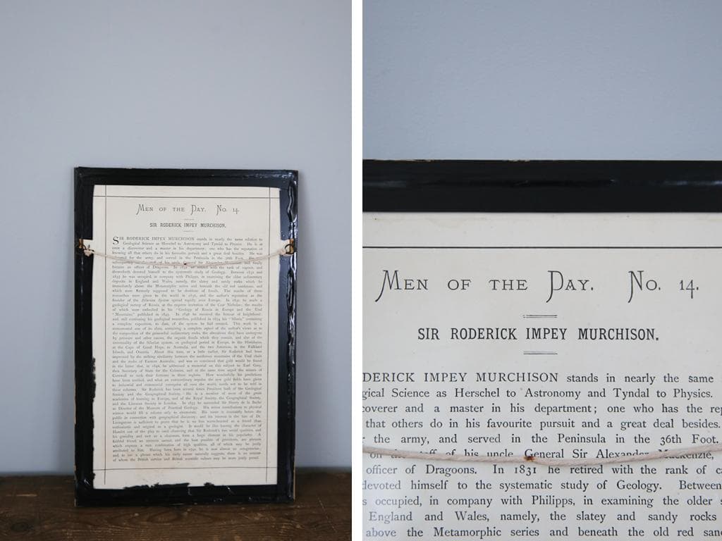 英国アンティーク古いパロディプリント絵/壁飾り/ウォールアート(87-278)