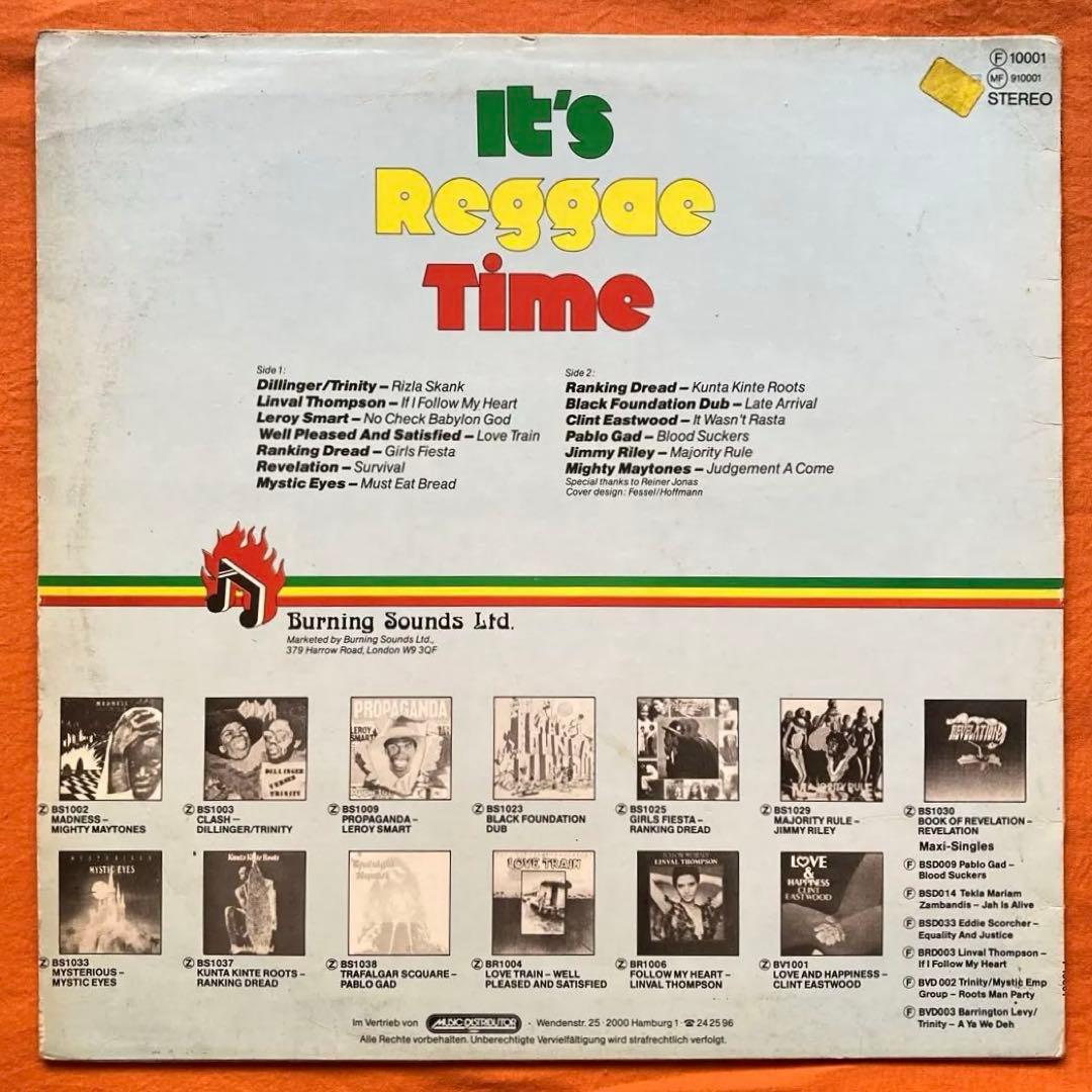 LP盤 IT’S REGGAE TIME / レゲエ
