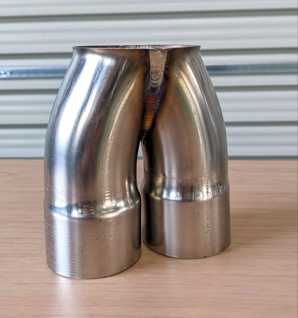 二股パイプ　Y字パイプ エキゾーストマフラー用　sus304