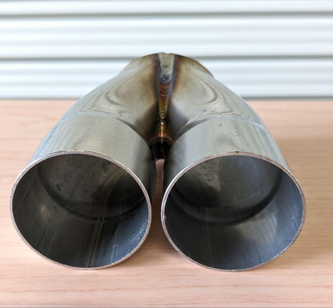 二股パイプ　Y字パイプ エキゾーストマフラー用　sus304