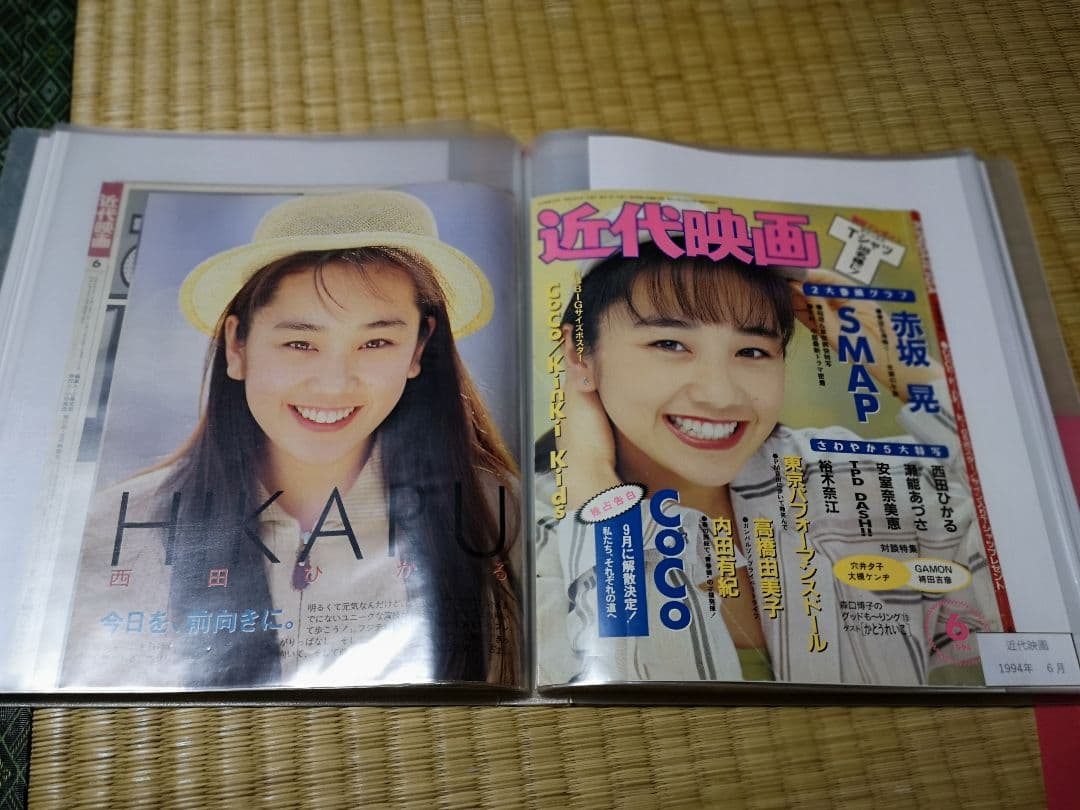 西田ひかる(1冊200円計算)162冊分420ページ切り抜きしファイリング済み