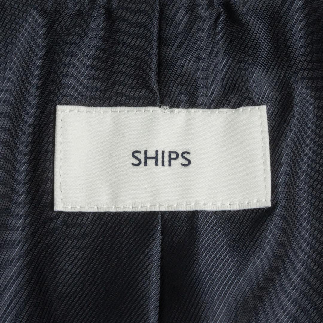 美品 SHIPS 25SS ウール ギャバ ダブル ブレザー 38 金ボタン