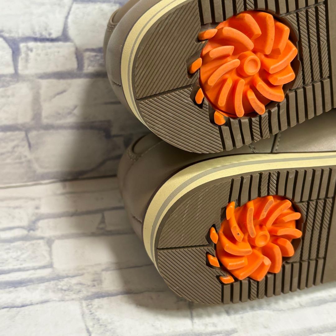 未使用級 アサヒ メディカルウォーク サイドジップ レザー ウォーキングシューズ