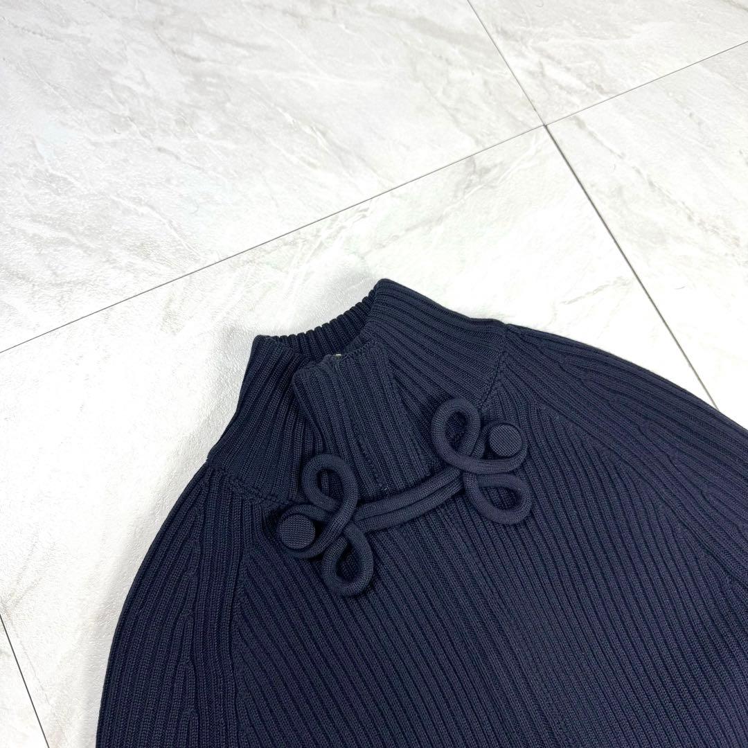 未使用に近い ヴァレンティノ ウール ダブルジップ ケープ ポンチョ チャイナ