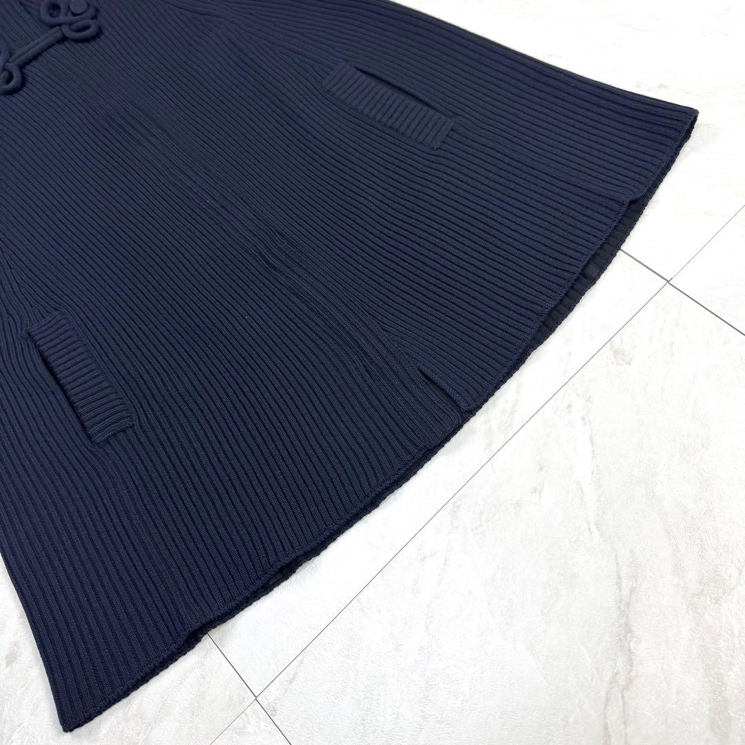 未使用に近い ヴァレンティノ ウール ダブルジップ ケープ ポンチョ チャイナ