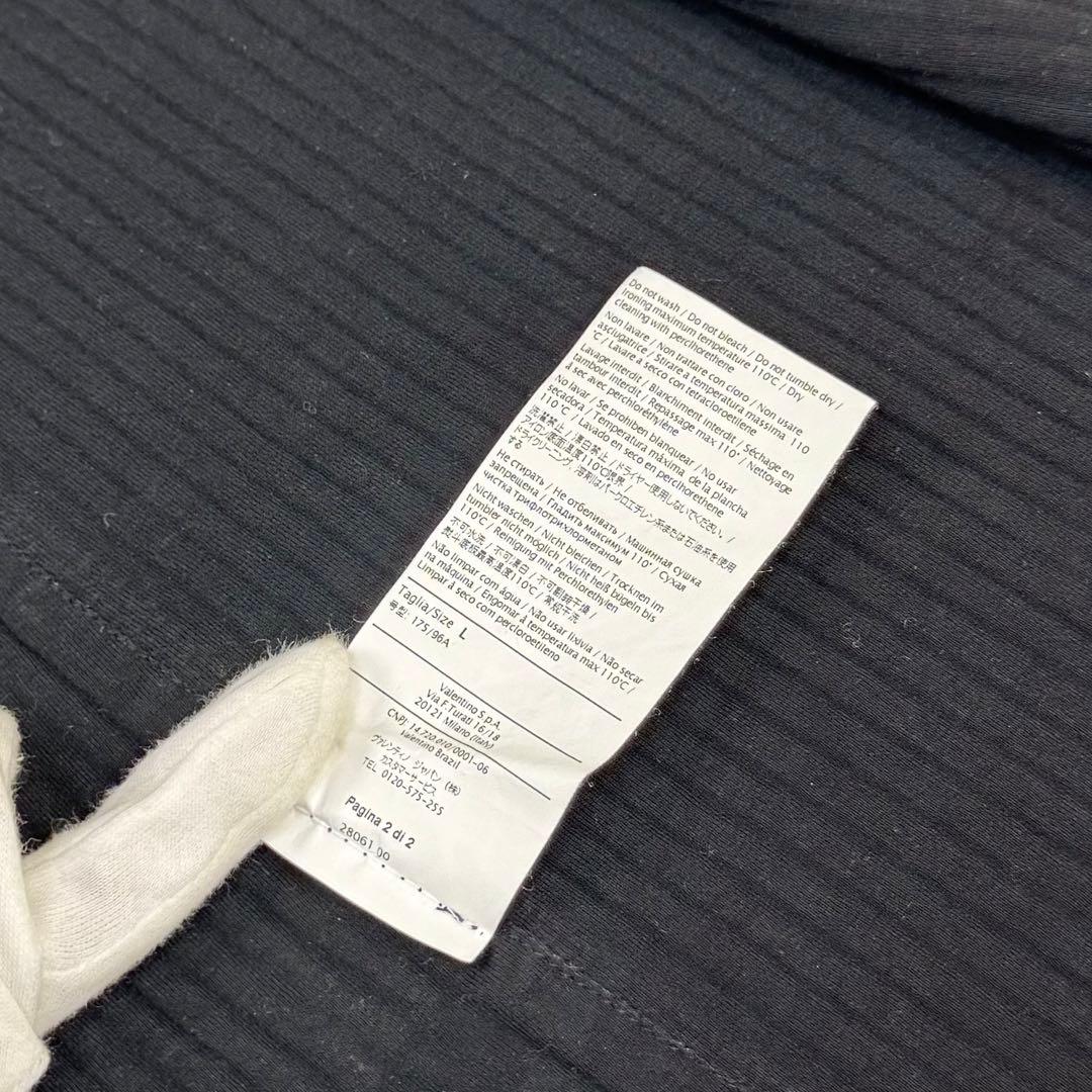 未使用に近い ヴァレンティノ ウール ダブルジップ ケープ ポンチョ チャイナ