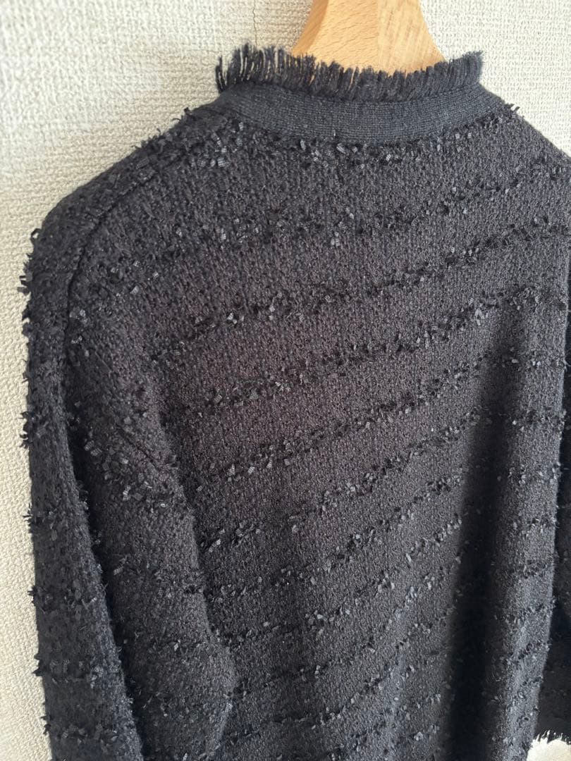 Whim Gazette ウィムガゼット ツイードニットジャケット