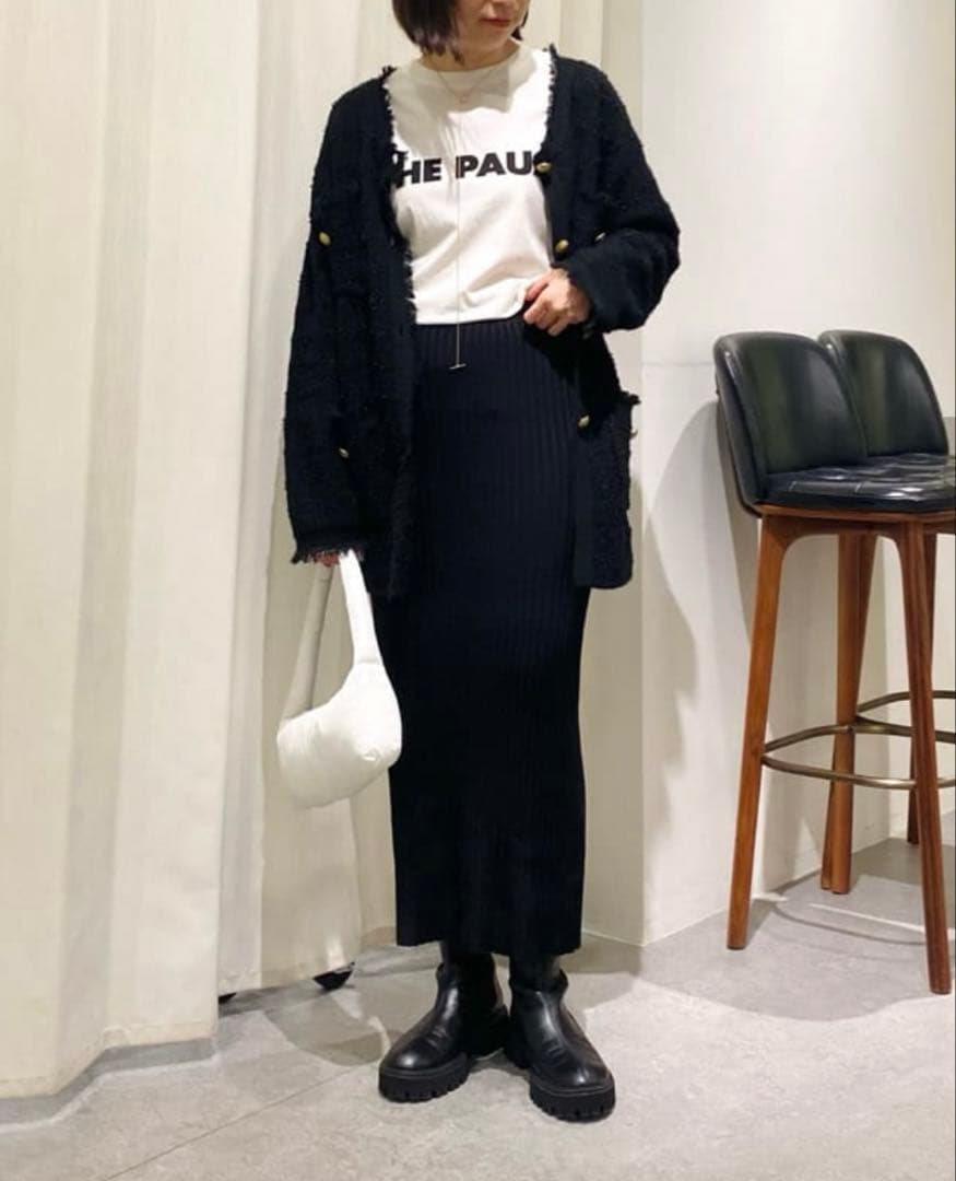 Whim Gazette ウィムガゼット ツイードニットジャケット