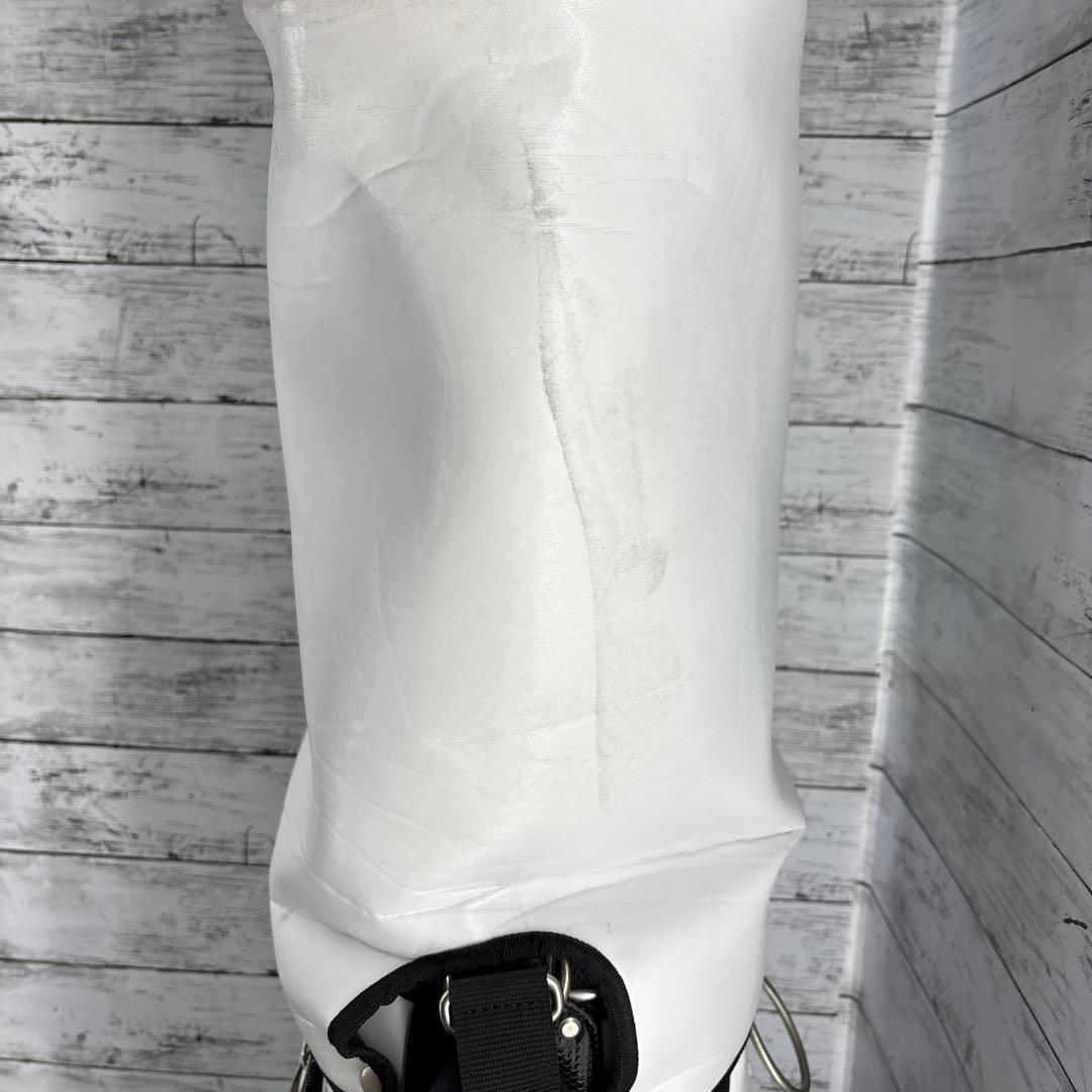 ツアーステージキャディバッグ ホワイト/ブラック