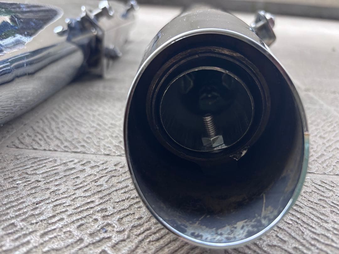 【お値引き】モーターステージ ブラスマフラー　テーパースラッシュ　スポーツスター