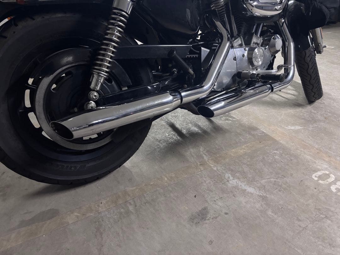 【お値引き】モーターステージ ブラスマフラー　テーパースラッシュ　スポーツスター