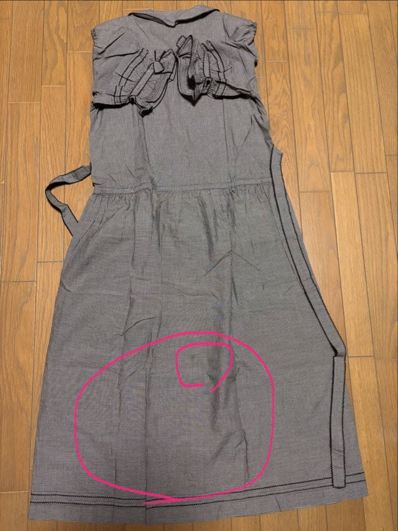 〔ビンテージ〕PINK HOUSE チェック柄 半袖ワンピース