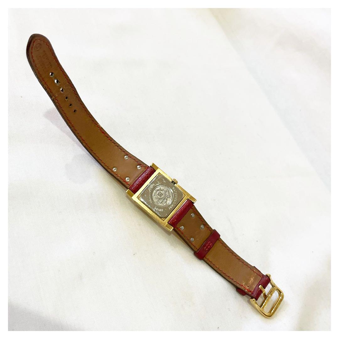 エルメス クォーツ ホワイト文字盤 メドール 腕時計 白文字盤 稼働品