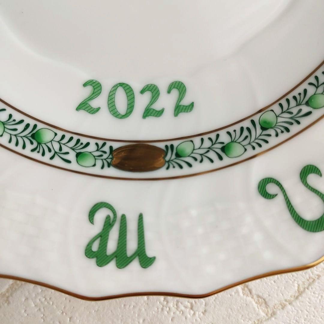 HEREND ヘレンド 2022年 寅 イヤーズプレート 新品 箱 スタンド付