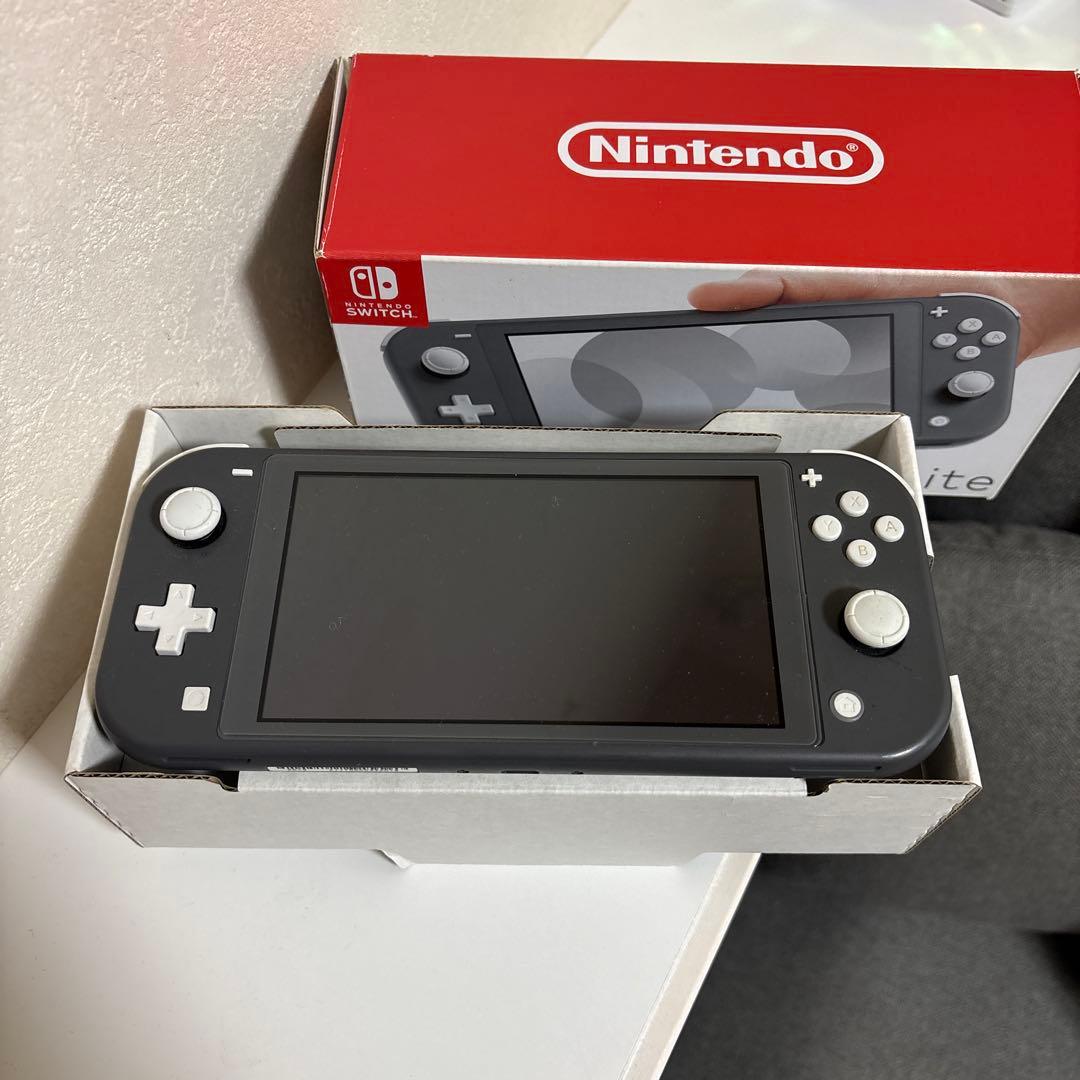 Nintendo Switch Lite グレー 本体　中古