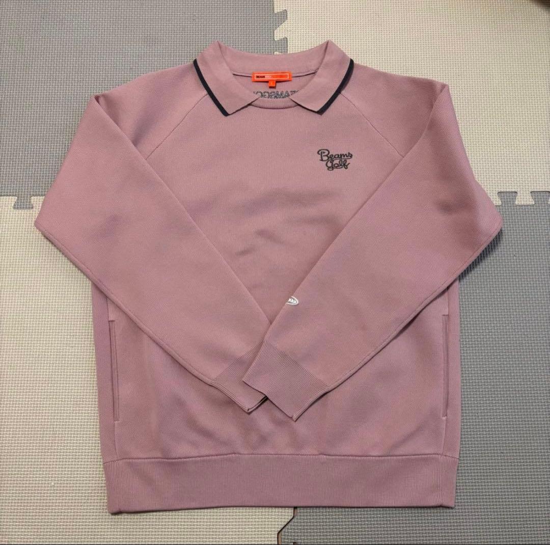 BEAMS GOLF ORANGE LABEL 襟付き ニット プルオーバー