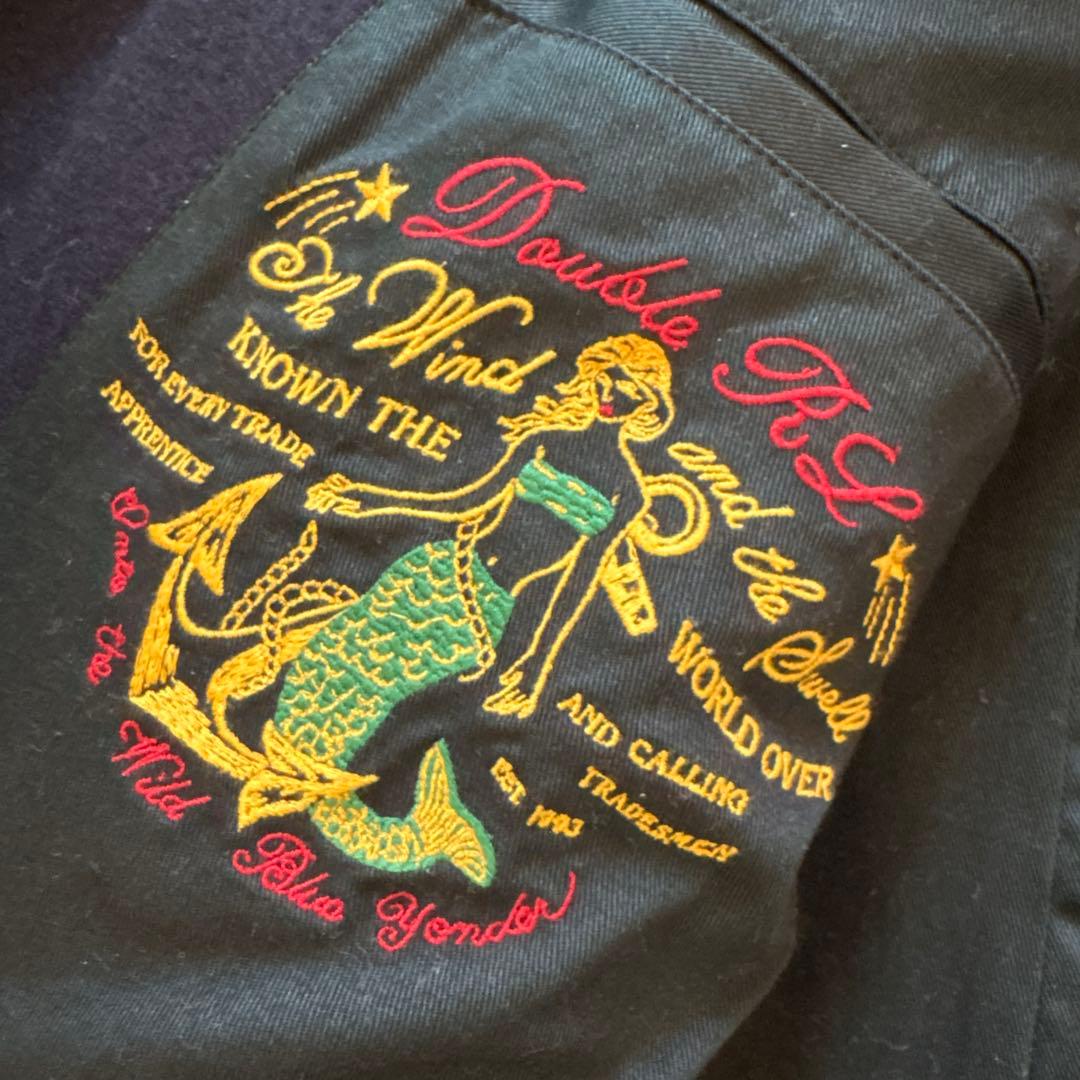 Double RL ウールピーコート13スターUS NANY大戦モデル XS