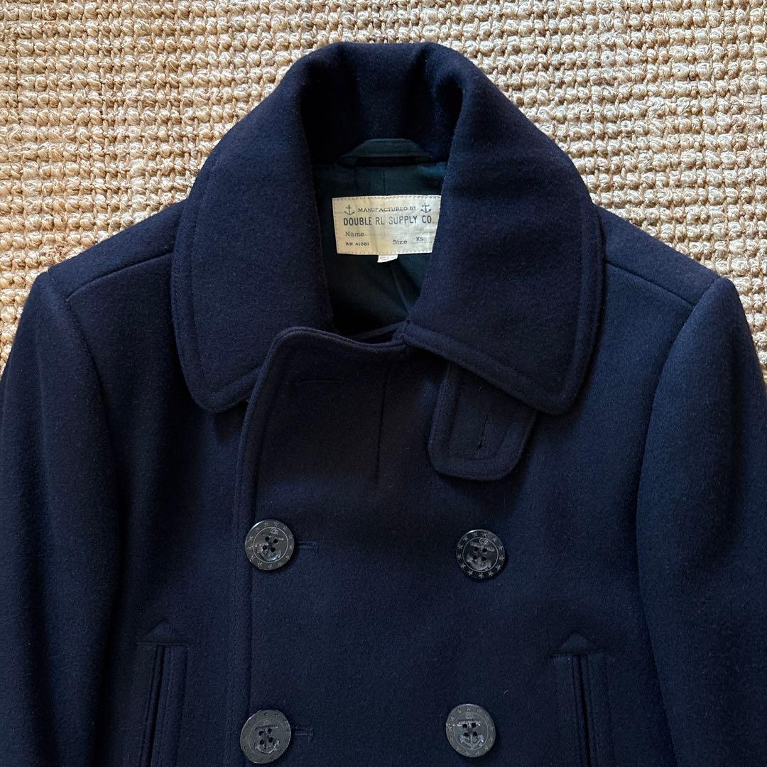 Double RL ウールピーコート13スターUS NANY大戦モデル XS