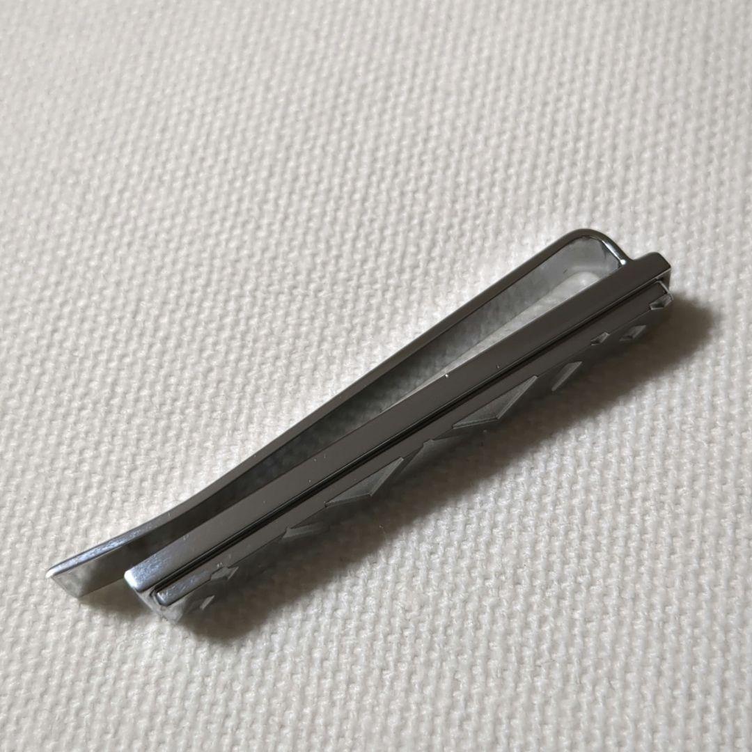 美品 バーバリー BURBERRY メタルチェック ノバチェック ネクタイピン