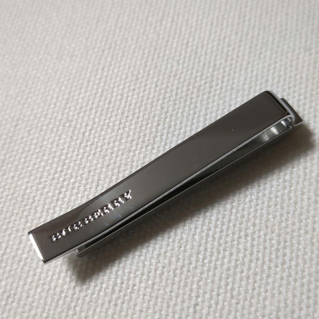 美品 バーバリー BURBERRY メタルチェック ノバチェック ネクタイピン