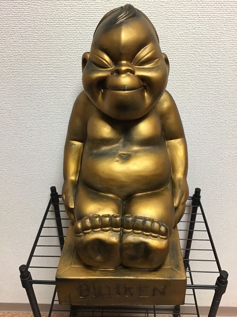 ビリケンさん　座高50cm　重さ？5kg〜10kg位？　店舗のオブジェに最適