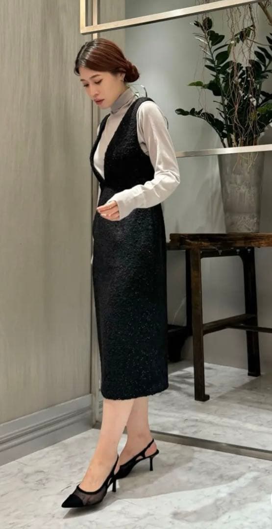 グレースツイードタイトジャンパースカート　ダイアグラム