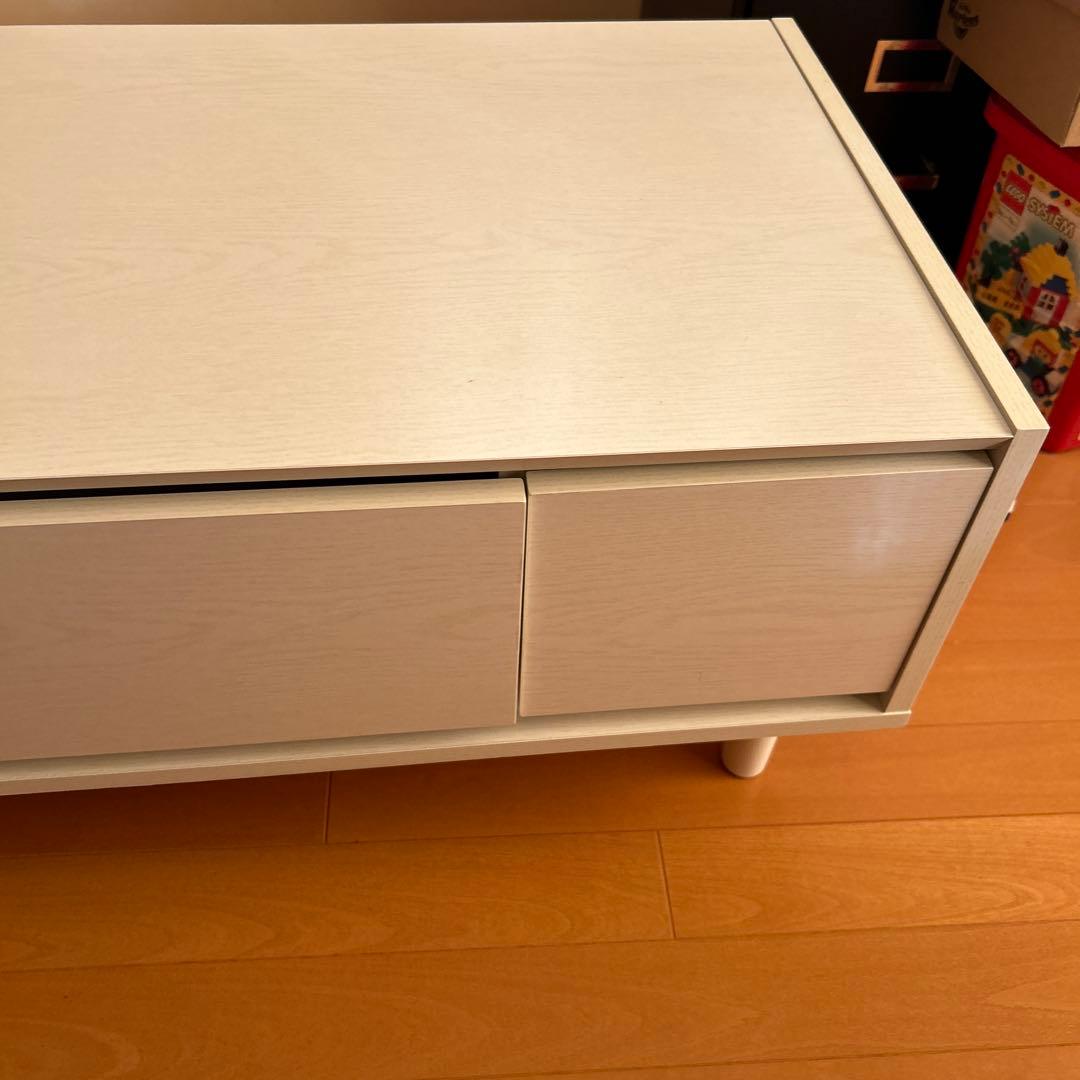 最終値下げ　LOWYA ロウヤ センターテーブル&ドレッサー　ホワイト