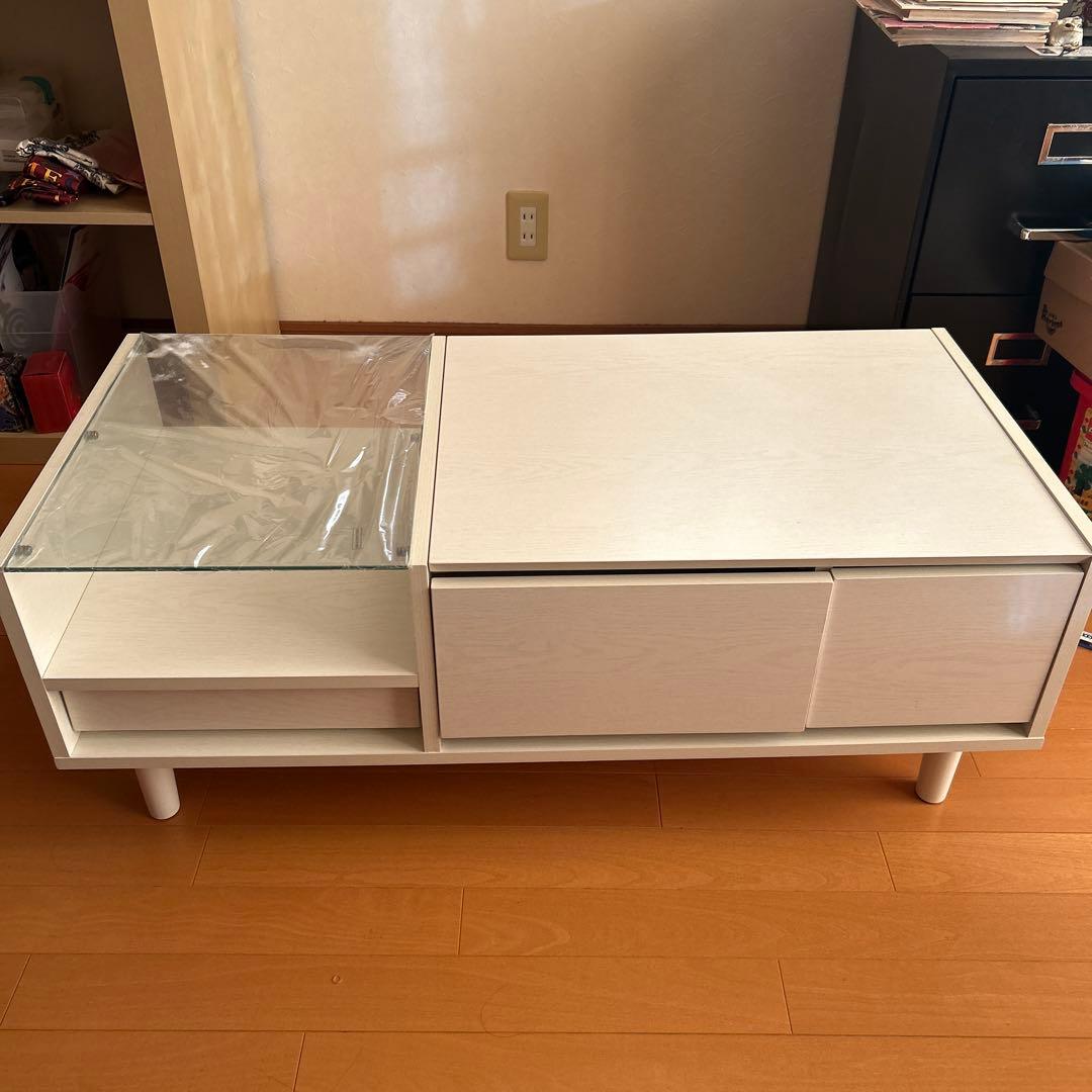 最終値下げ　LOWYA ロウヤ センターテーブル&ドレッサー　ホワイト