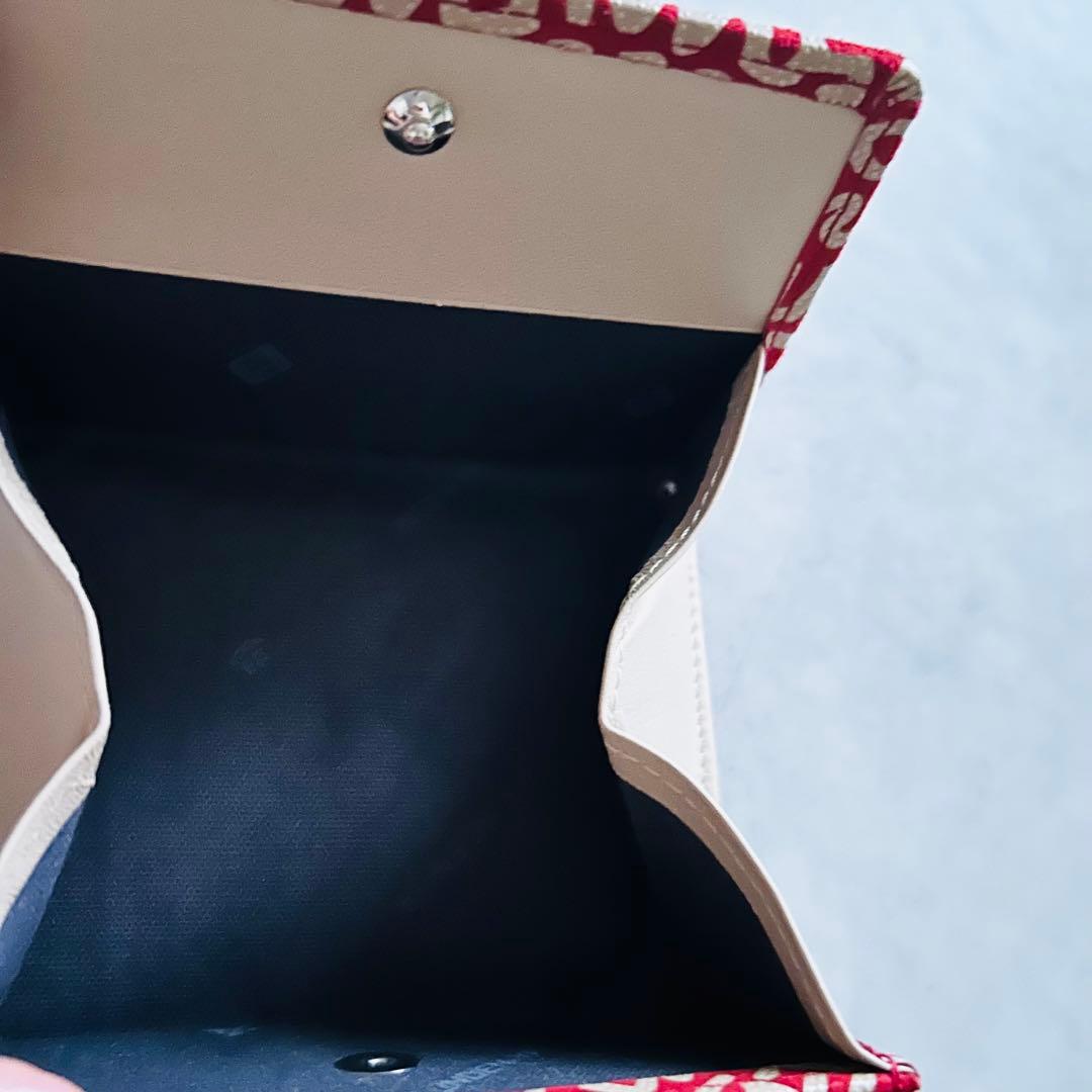 現行美品限定キースヘリング印伝コラボ　二つ折り財布印傳屋