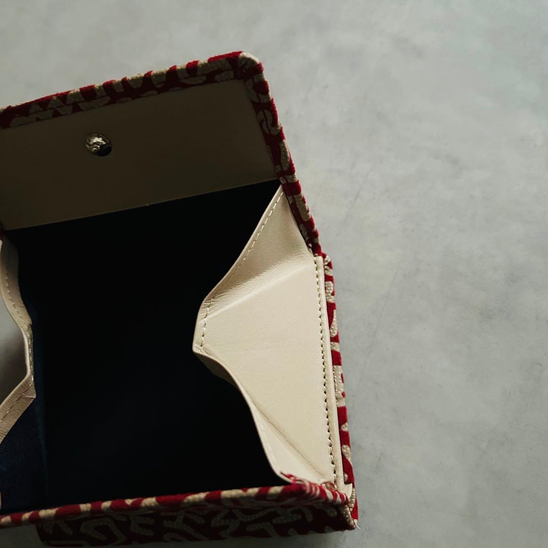 現行美品限定キースヘリング印伝コラボ　二つ折り財布印傳屋