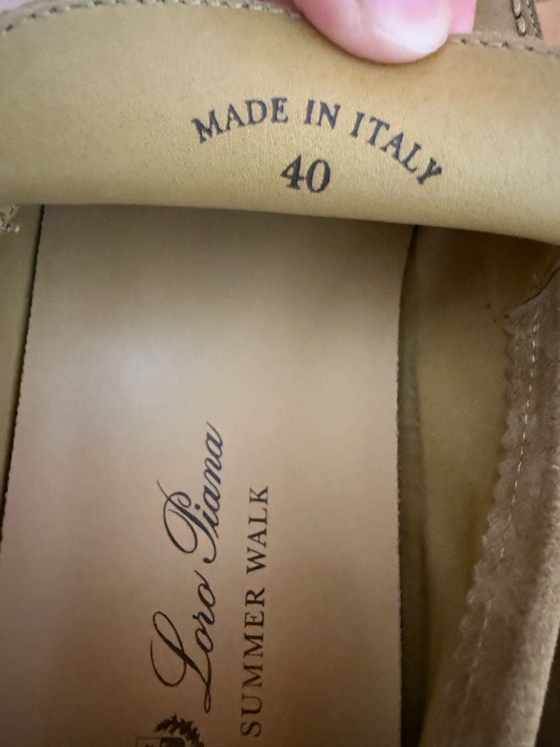 Loro Piana SUMMER WALK ローファー 40