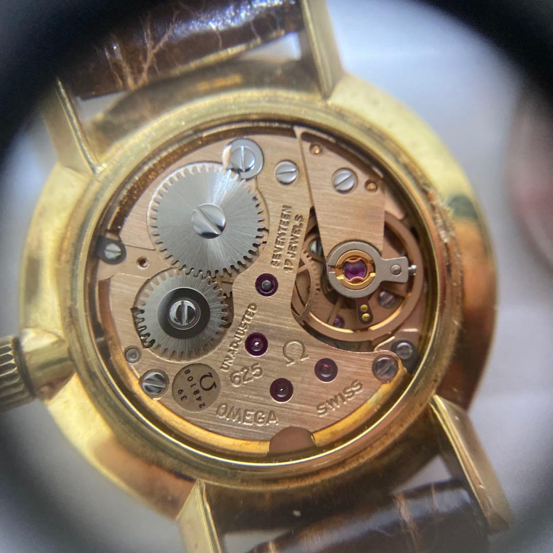 OMEGA Geneve 手巻き ゴールドレディース 腕時計 オメガ ジュネーブ