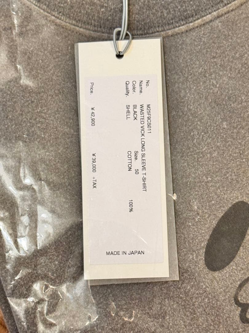 MASU×VERDY WASTED VICK L/S T-SHIRT サイズ50